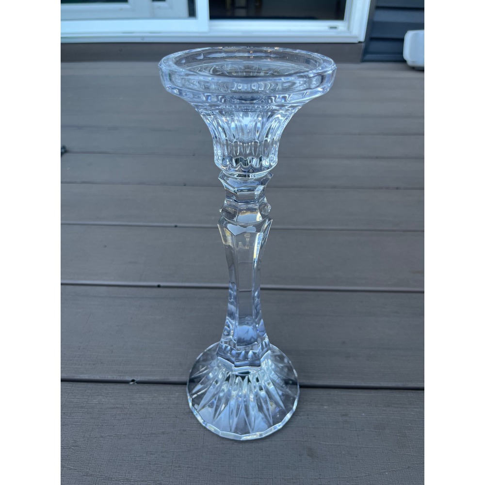 Waterford Crystal Lismore Tall Candlestick Holder 10 Inch Taper Candle Stand